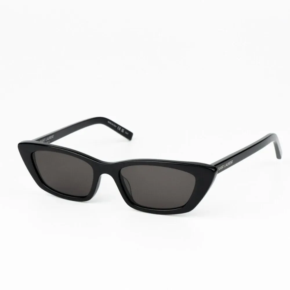 NEW Saint Laurent SL277 009 Black Cat Eye Women Sunglasses